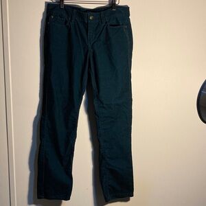 LOFT Women's Teal Straight Leg Pants